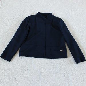 Dana Buchman Navy Jacket Size 10 Petite